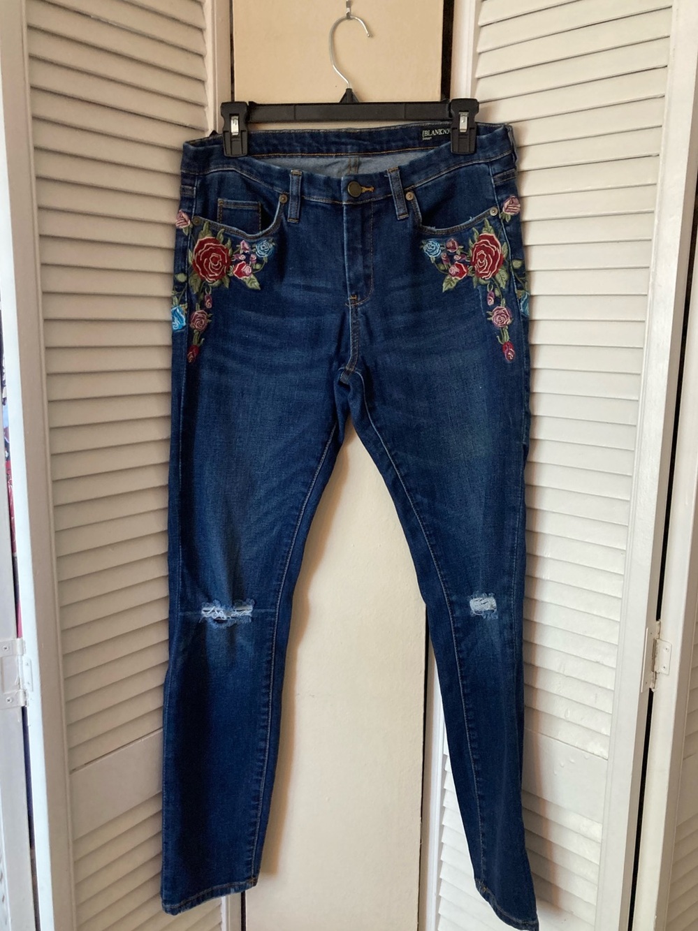 Blank NYC Embroidered Jeans 30